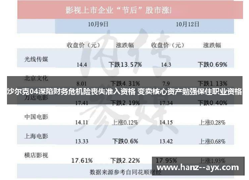 沙尔克04深陷财务危机险丧失准入资格 变卖核心资产勉强保住职业资格 沙尔克04深陷财务危机险丧失准入资格 变卖核心资产勉强保住职业资格